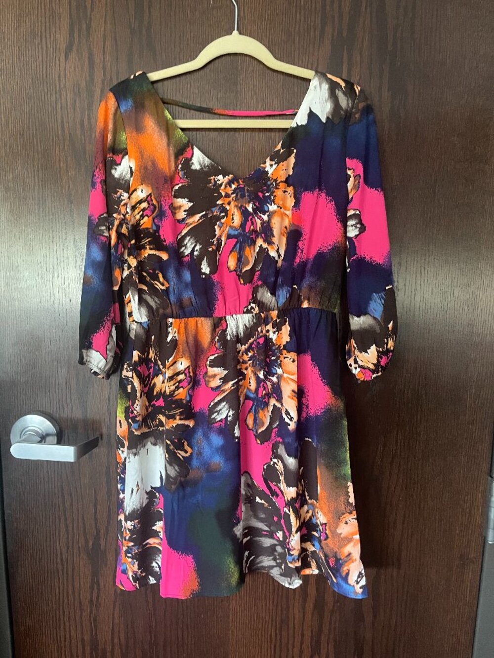 Pink Owl Dress, Long Sleeve